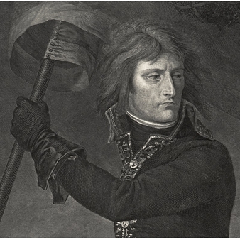 Engraving Bonaparte at Arcole - Antoine-Jean Gros