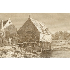 A watermill - Jacob Van Ruysdael