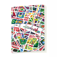 "Paris map" Notebook