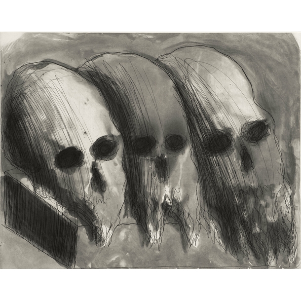 Vanité aux trois crânes, 2005 - Miquel Barceló