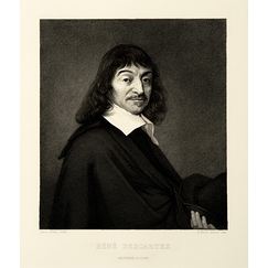 Engraving René Descartes - Frans Hals