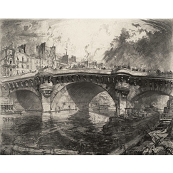 The Pont-Neuf, view of the Canal de la Monnaie