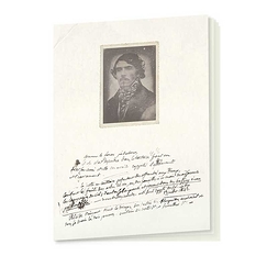 Notebook Riesener - Portrait of Delacroix