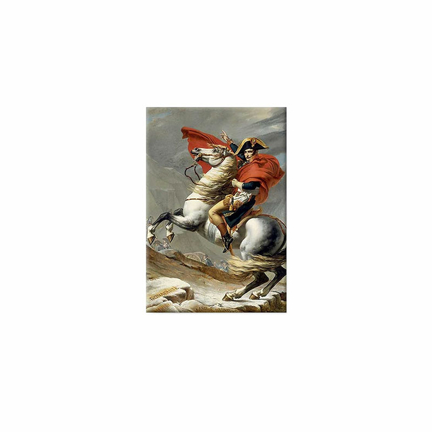 Magnet Jacques-Louis David - Bonaparte, premier consul, franchissant le Grand Saint-Bernard, 20 mai 1800
