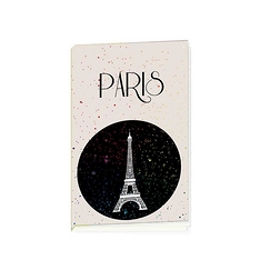 Small Notebook Paris Glitters