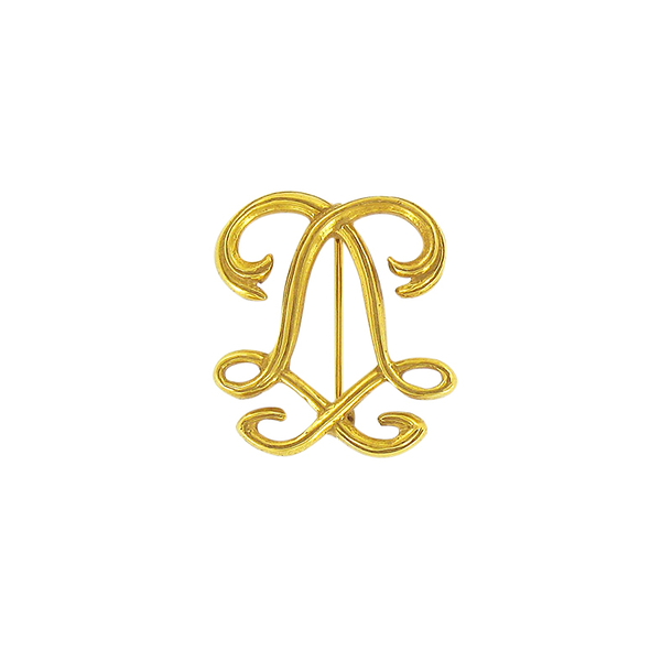 Louis XIV Monogram Brooch