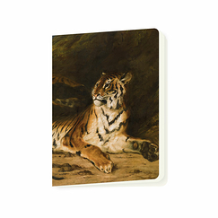 Notebook Eugène Delacroix - Young tiger playing with its mother, 1830