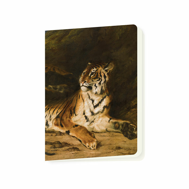 Notebook Delacroix - A Young Tiger Playing with its Mother