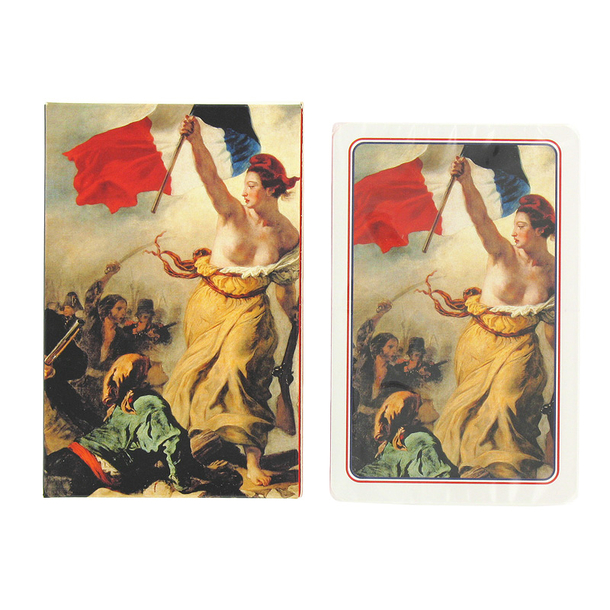Playing cards - Delacroix "Liberty Leading the People"
