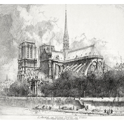 The apse of Notre-Dame - Louis Orr