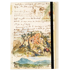 Notebook with Elastic Band Delacroix - Riders