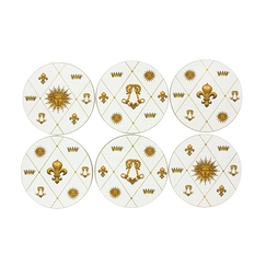 6 Emblems of Versailles Coasters