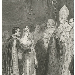 Le mariage de Napoléon et de Marie-Louise au palais du Louvre le 2 avril 1810