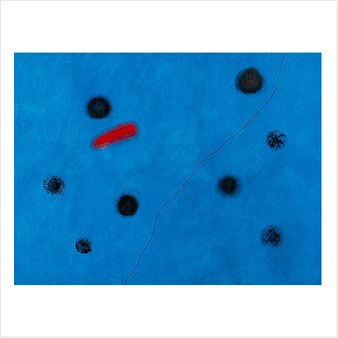Affiche Miró Bleu I