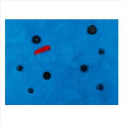 Deluxe Poster Miró - Blue I