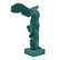 Victoire de Samothrace 34 cm - Vert pétrole