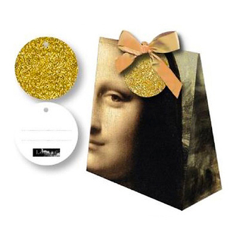 Gift wrap Mona Lisa
