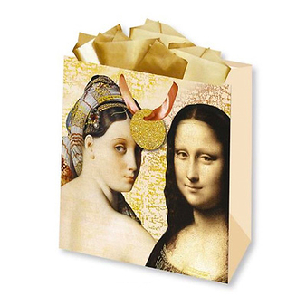 Gift wrap Monna Lisa and Odalisque