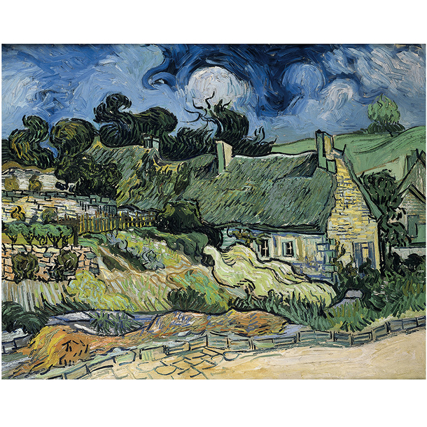 Affiche Van Gogh Chaumes de Cordeville