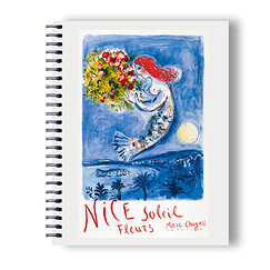 Spiral Notebook Chagall - The Bay of Angels