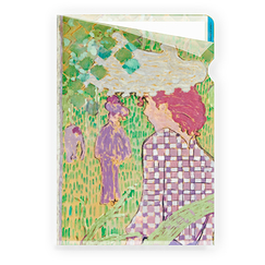 Clear File Bonnard - Woman in a Checked Dress