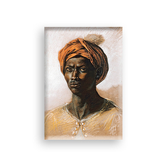 Magnet Delacroix - Bust of a Young man with a Turban