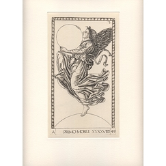 Engraving First Mobile, card 49 - Mantegna tarot, Cécile Reims