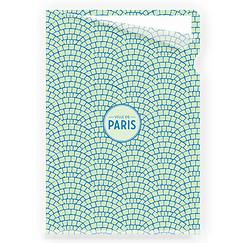 Paris cobblestones Clear File - A4