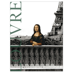 Louvre Poster - Mona Lisa