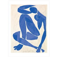 Affiche Matisse Nu bleu IV