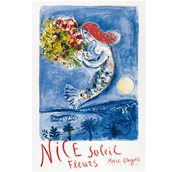 Affiche Chagall - La baie des Anges