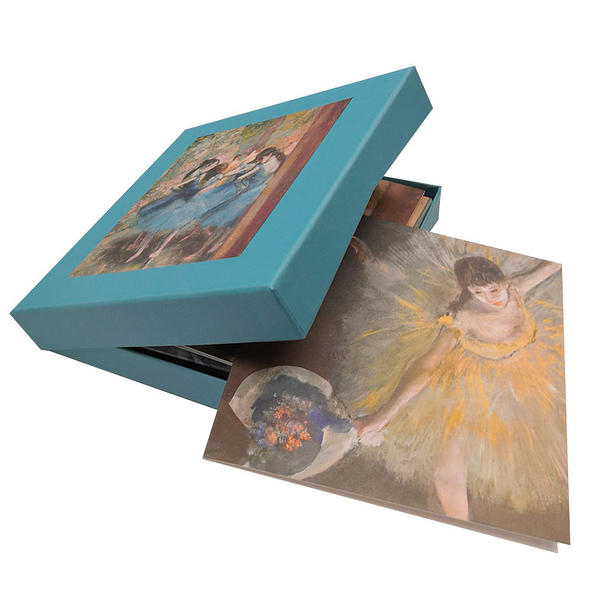 12 cartes postales & enveloppes Degas Opéra