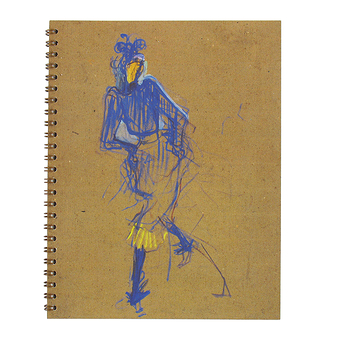 Spiral Notebook Toulouse-Lautrec - Portrait of Jane Avril