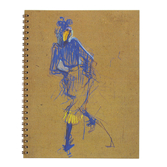 Cahier à spirale - Jane Avril - Toulouse-Lautrec