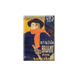 Magnet Toulouse-Lautrec - Aristide Bruant in his Cabaret