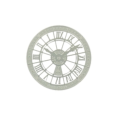 Magnet Horloge du musée d'Orsay - Argenté