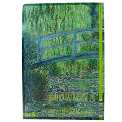 Sous-chemise Claude Monet - Le bassin aux nymphéas. Harmonie verte - A4