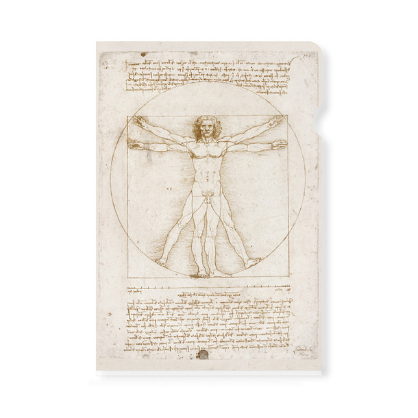 Sous-chemise Léonard de Vinci - L'Homme de Vitruve - A4