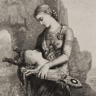Engraving Orphée - Gustave Moreau