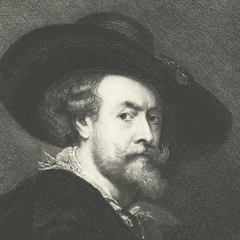 Engraving Portrait of Rubens