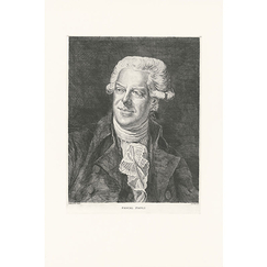 Engraving Portrait of Pascal Paoli - Achille Ouvré