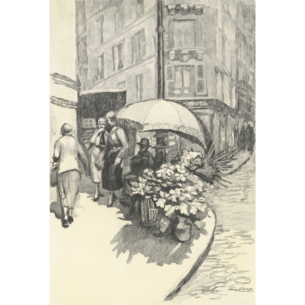 Flower Seller in Montmartre