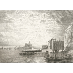 The Great Canal of Venice and the Palace of the Doges - André-Charles Coppier