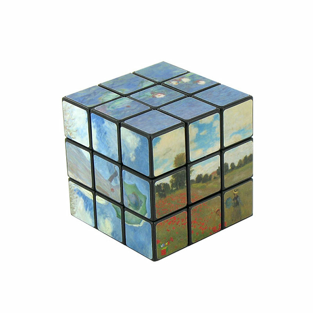 Claude Monet Rubik's cube