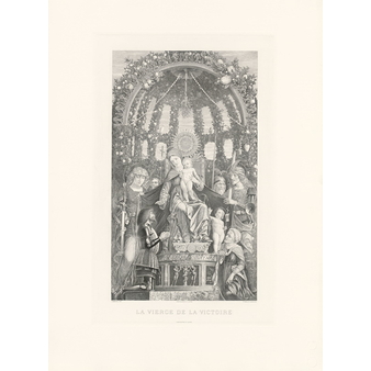 Estampe La vierge de la Victoire - Andrea Mantegna