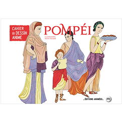 Pompéi - Cahier de dessin animé