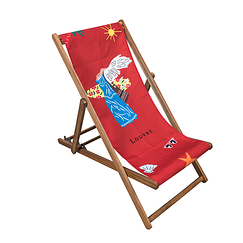 Deckchair cover The Victory of Samothrace - At the beach ! Le Louvre by Antoine Corbineau
