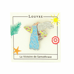 Pin's La victoire de Samothrace - A la plage ! Le Louvre by Antoine Corbineau