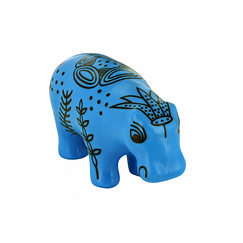 Figurine en PVC Hippopotame - 11 cm