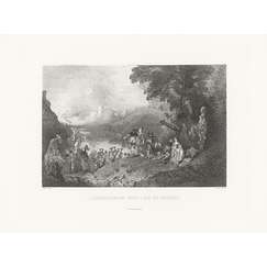 Engraving Boarding for Kythera Island - Antoine Watteau
